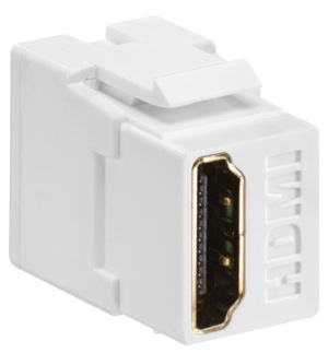 Image - New! Leviton QuickPort<sup>®</sup> HDMI<sup>®</sup> Feed-through Connector